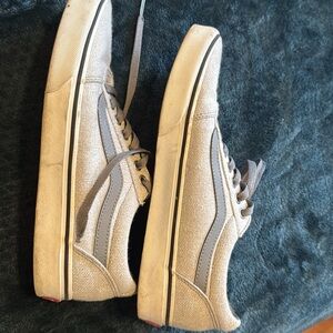 Vans Men's Gray Canvas Sneakers